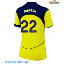 Camisa de time de futebol Tottenham Hotspur Brennan Johnson #22 Replicas 3º Equipamento Feminina 2025-26 Manga Curta